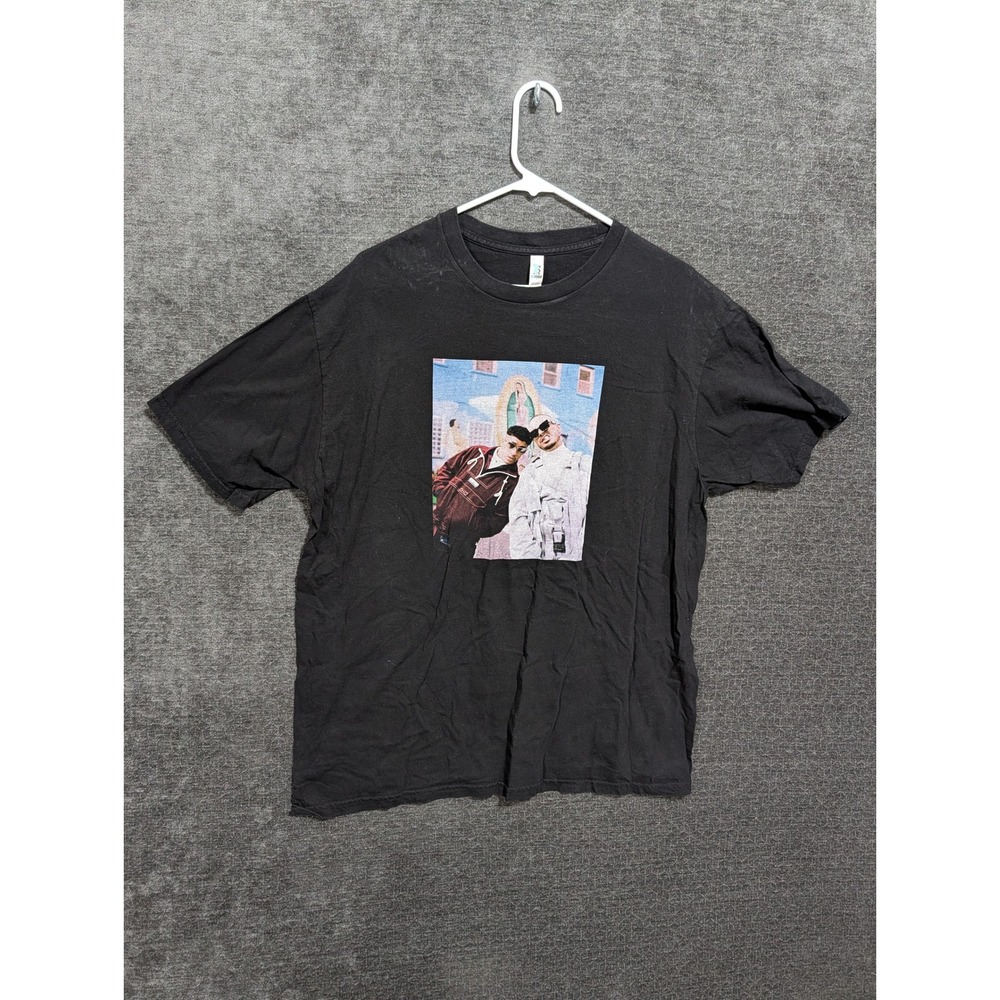 TeeStyled Mens Graphic T-Shirt Black XL Photo Print Crew Neck Short Sleeve 2028